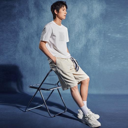 【非遗苗绣蝴蝶妈妈系列】柒牌短袖T恤男夏季新款时尚休闲上衣薄	126T72690 商品图3