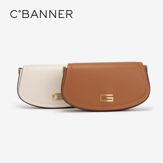 千百度女包春季时尚腋下包手提包单肩包马鞍包A24122508 商品图1