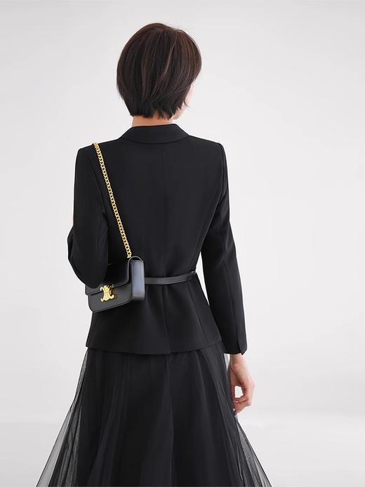 优雅黑色西装套装高级感纱裙气质正装通勤 商品图3