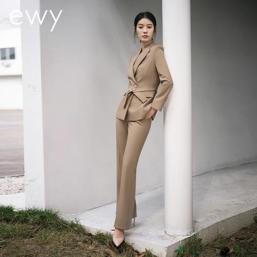春季新款卡其色职业西装套装女2024年韩版修身西服高端律师 商品图3