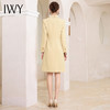 IWY/黄色职业西装裙女春秋正装连衣裙演讲面试通勤ol常规Q1005 商品缩略图4