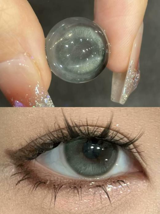 pfgirlcon 半年抛 玉龙茶/岩兰草 棕/绿 14.2mm 两片装 商品图6