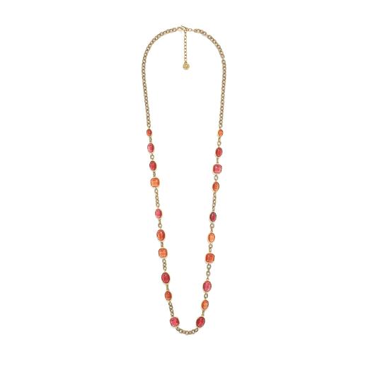 订购2个月到｜Goossens Paris-Cabochons Long HARMONIE FARISE-红色 链条 长项链（多种戴法）［法国设计师］ 商品图0