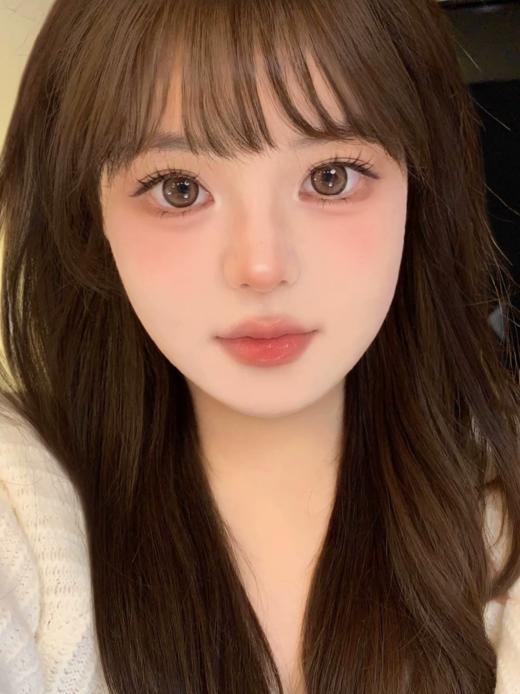 pfgirlcon 半年抛 黑糖布丁/焦糖布丁 黑/棕 14.5mm 大直径 两片装 商品图9