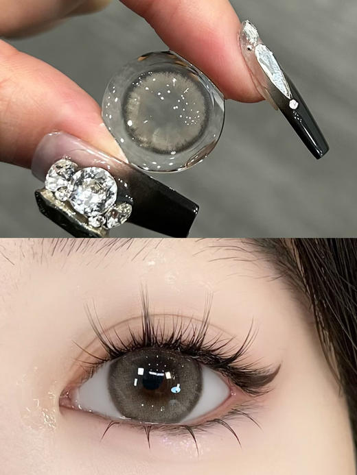 【大直径】MACYCON-淘气喵灰-14.5mm【年抛 0-800度 无525/575】 商品图1