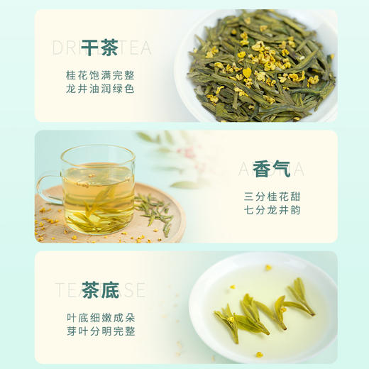 桂花龙井满觉陇桂花明前手采龙井茶罐装30g·湖畔居 商品图4