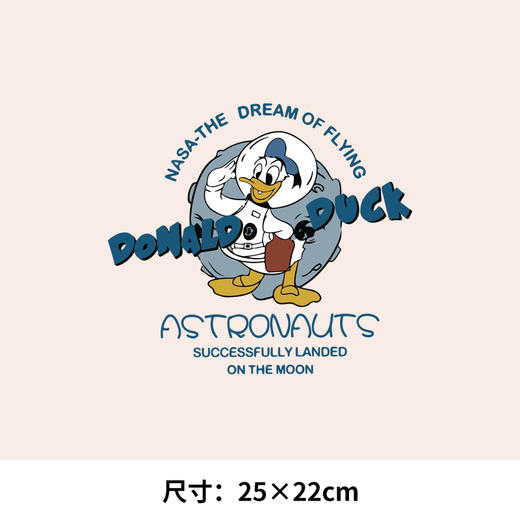 潮流卫衣T恤热转印辅料唐老鸭字母图案印花贴白墨A级过粉胶印烫画贴 商品图1