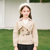 mettekids女童风衣2024春秋新款儿童英伦风童装女孩洋气外套 商品缩略图1
