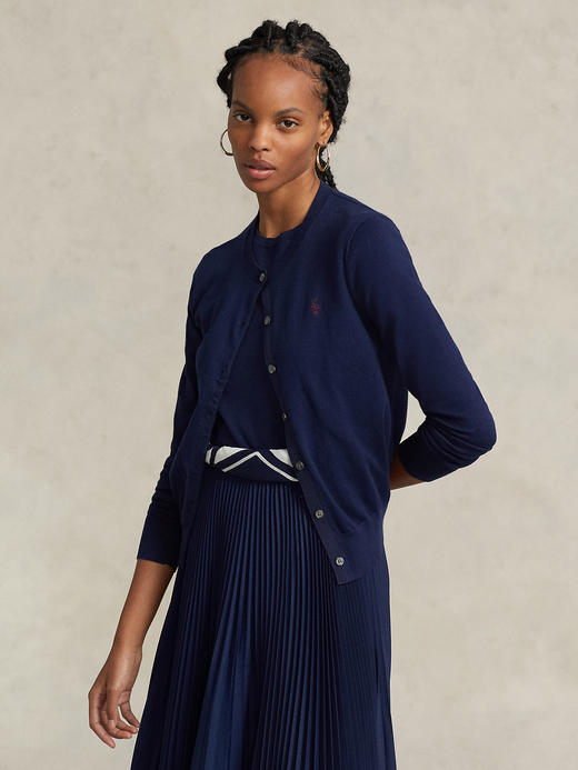 小马标  2024春季新款 女士经典纯色 宽松针织开衫 8色 PT-1161 商品图7