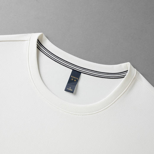 14LP3785414LP37854【肌理提花】时尚卫衣男布标绣花男士卫衣舒适长袖休闲圆领男卫衣 商品图4