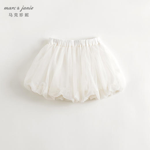 马克珍妮女童轻盈网纱蓬蓬短裙半身裙儿童裙子2024夏装新款240636 商品图1