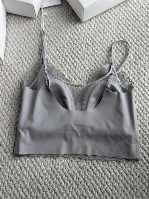 62-4 LP新款 蕾丝吊带背心 有弹力 法式兔耳朵 可调节细肩带 炒鸡舒适 商品图10