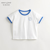 【凉感透气】马克珍妮男童撞色短袖T恤儿童上衣夏装新款240398 商品缩略图3