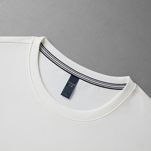 【多色可选 弹力舒适】罗蒙春秋男装卫衣时尚潮流绣花卫衣男士休闲百搭圆领卫衣长袖T恤男 商品图8