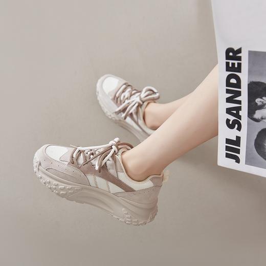 ZHR则则休闲运动鞋女2024新款春季厚底舒适女鞋百搭轻便老爹鞋 商品图7