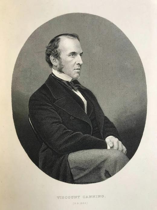 约19世纪后期 我们的印度帝国（卷1） 10余幅版画插图 漆布精装16开 商品图13