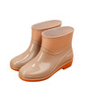 【时尚简约！魅力十足】雨鞋女低筒水鞋牛筋底雨靴保暖防滑套鞋短筒水靴劳保胶鞋，四季可穿，不同天气也能随心应对。 商品缩略图4