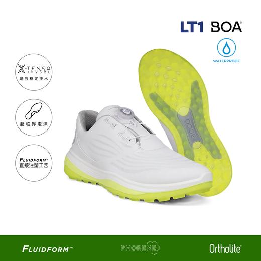 【高尔夫LT1超轻1代】ECCO男子高尔夫球鞋轻盈回弹发泡中底132274 商品图1