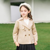 mettekids女童风衣2024春秋新款儿童英伦风童装女孩洋气外套 商品缩略图4