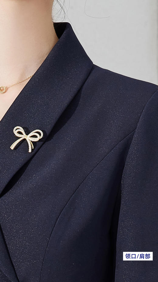 夏季连衣裙女职业装轻熟风潮流SPA前台包臀裙美容院工作服裙子 商品图4