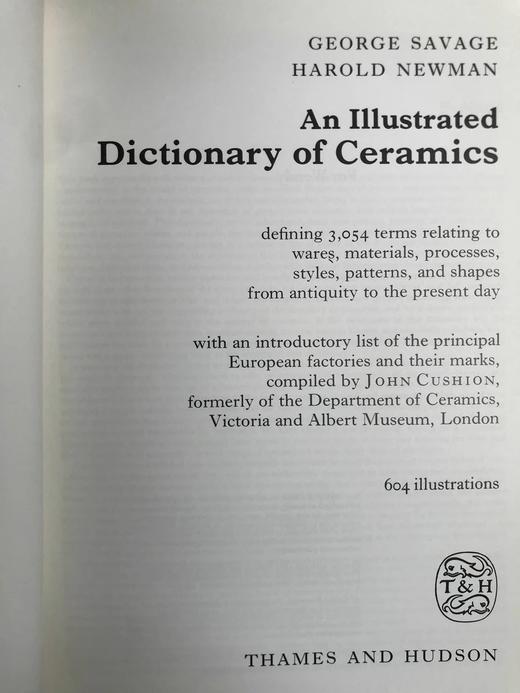 陶瓷图解辞典（1985） 604幅插图 平装16开 商品图3