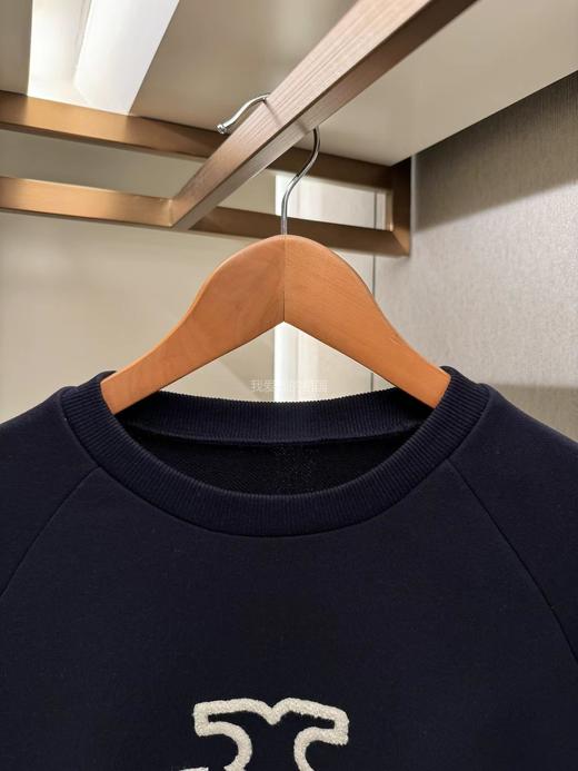 贸易订单捡漏卫衣 原单简洁圆领白搭卫衣 商品图8