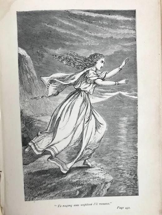 含藏书票！约19世纪后期 蒲柏诗集 约7幅插图 真皮精装32开 商品图12