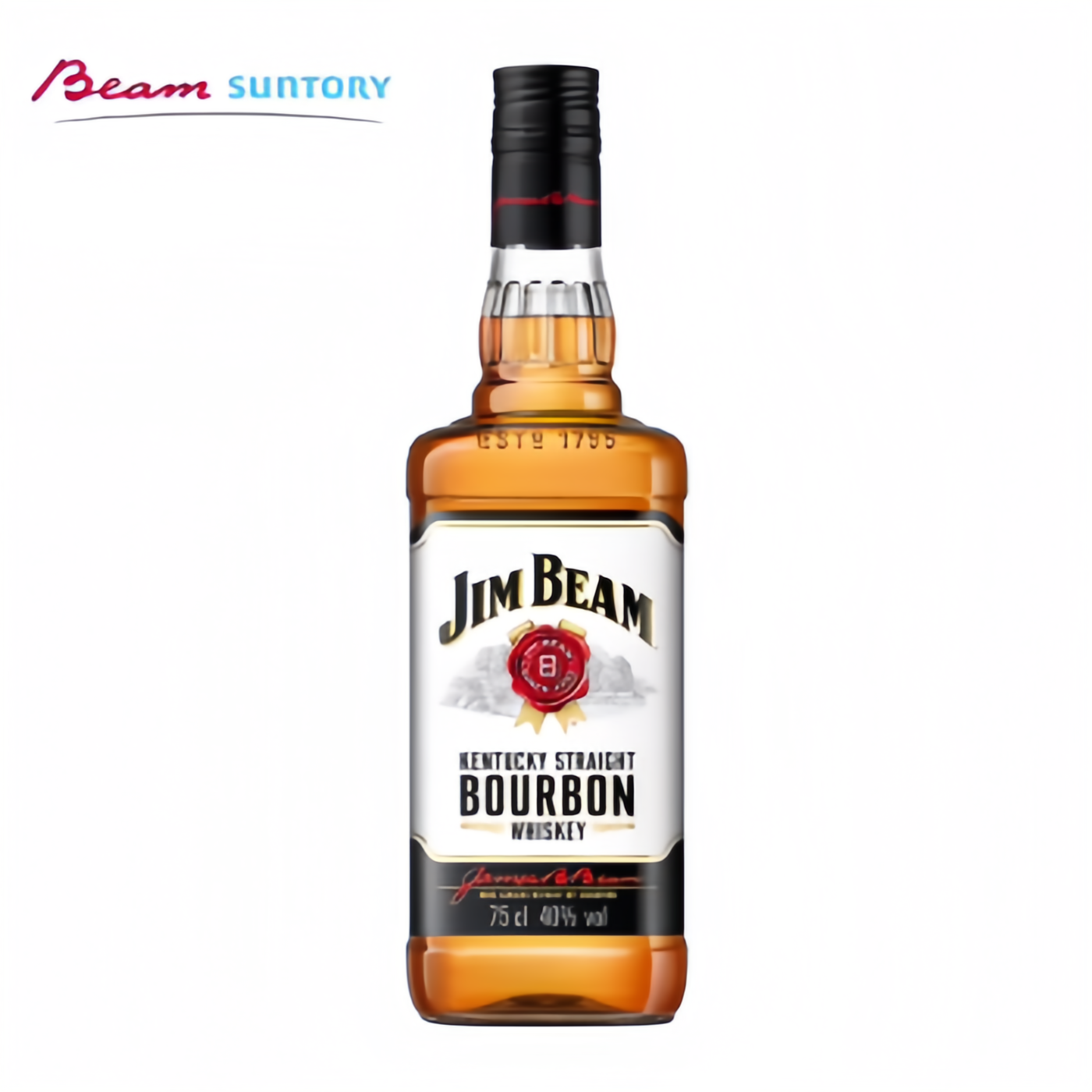 金宾波本威士忌（白占边）