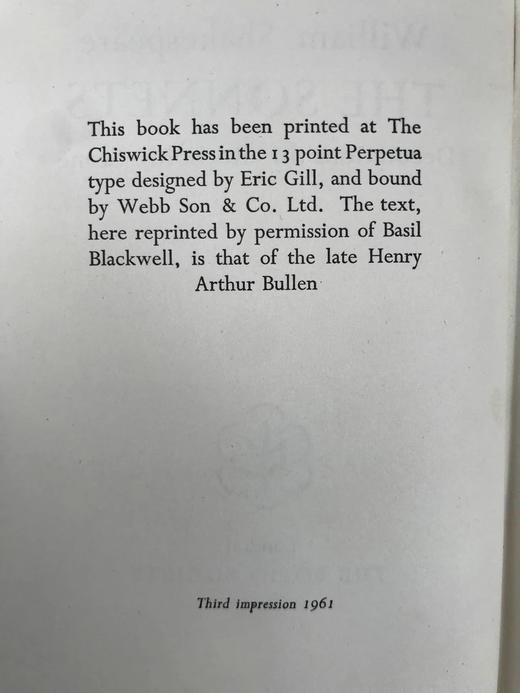 莎士比亚十四行诗集 精装32开带书匣 商品图3