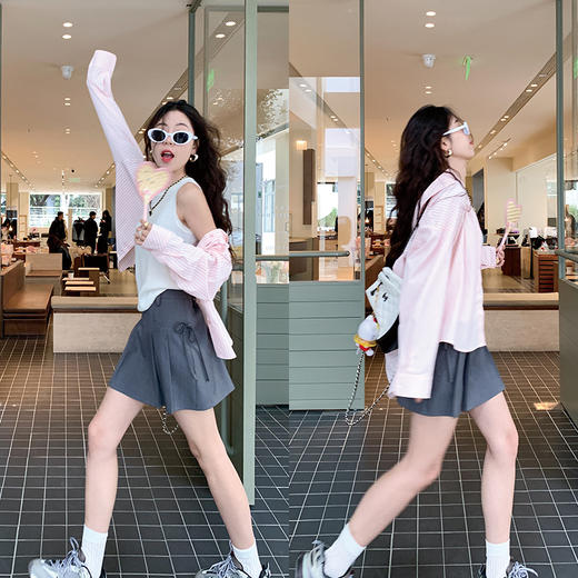 <曾小咸推荐> 【条纹舞曲】粉色条纹衬衫 商品图3