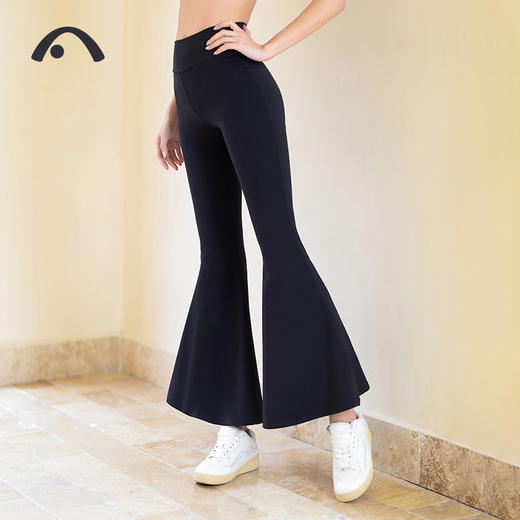 2024爱暇步春夏新品瑜伽运动健身普拉提高腰提臀喇叭裤X24024NSM 商品图10