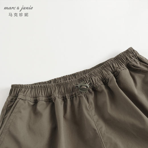 马克珍妮男童山系户外宽松工装七分裤儿童纯棉裤子夏装新款240537 商品图4