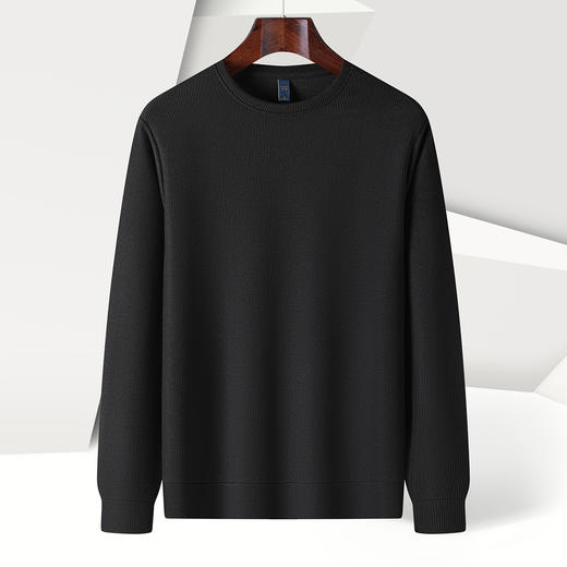 【灯芯条 多色】罗蒙春秋男装基础款卫衣经典圆领卫衣男士休闲百搭圆领长袖T恤男 商品图6