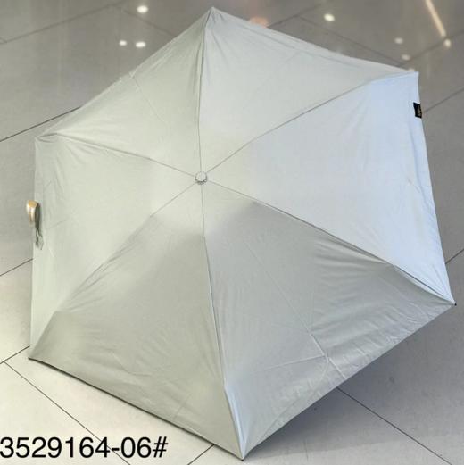 优品堂【皎洁】五折特制手柄纯色黑胶防紫外线伞 商品图7