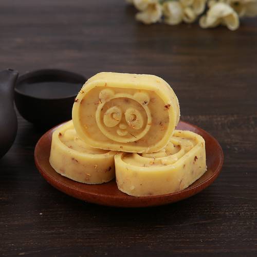 状元松冠下午茶点，抹茶，巧克力，原味，桂花糕150g满四盒包邮 商品图2