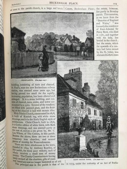 约19世纪后期 伦敦风物志（卷2） 数百幅精美版画插图 精装16开 商品图11