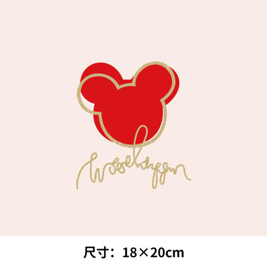 简约米奇头印花衣服辅料装饰贴A级过粉白墨热转印T恤图案烫画贴 商品图3