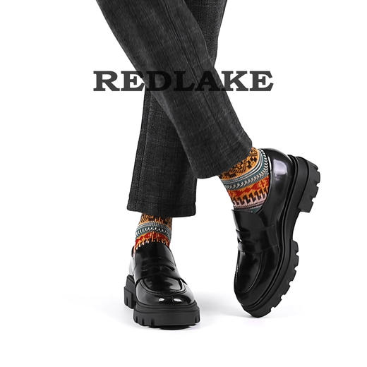 #断码特价38码#西班牙原产时尚轻便舒适厚底女款乐福鞋四季款5784黑色(超轻款) 商品图11