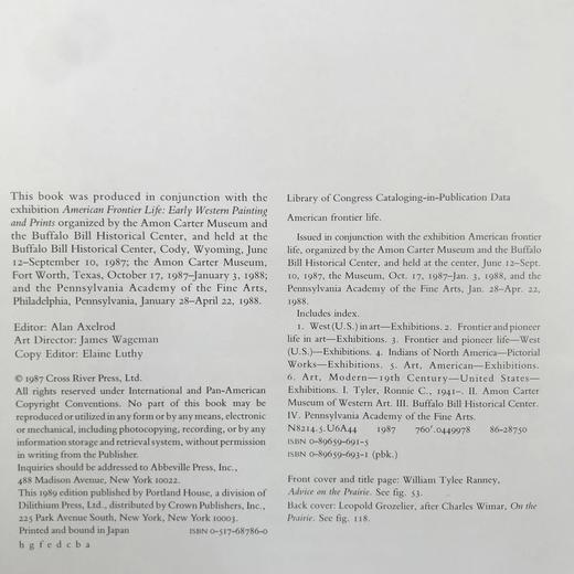 美国边境生活：早期西方绘画与版画 78幅彩色插图 精装16开 商品图4
