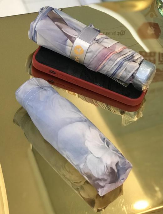 优品堂【如花如歌】五折超薄超轻同色经骨防紫外线伞 商品图9