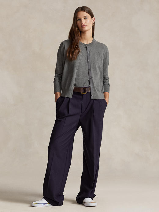 小马标  2024春季新款 女士经典纯色 宽松针织开衫 8色 PT-1161 商品图9