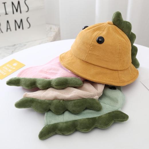 儿童春秋【渔夫帽 韩版可爱恐龙宝宝盆帽】男童春秋 时尚萌萌女童帽子潮 商品图1