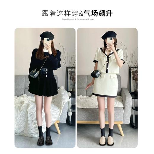 ZHR则则百搭单鞋女2024新款英伦小皮鞋子一脚蹬懒人鞋子时尚女鞋 商品图8