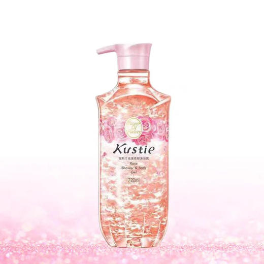 蔻斯汀 Kustie 新升级玫瑰花瓣沐浴露720ml 香氛沐浴泡沫丰富   （0346） 商品图0