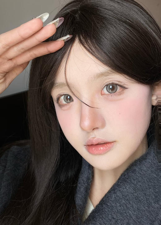 【大直径】MACYCON-淘气喵灰-14.5mm【年抛 0-800度 无525/575】 商品图2