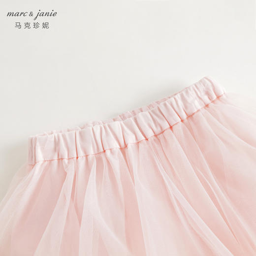 马克珍妮女童轻盈网纱蓬蓬短裙半身裙儿童裙子2024夏装新款240636 商品图2