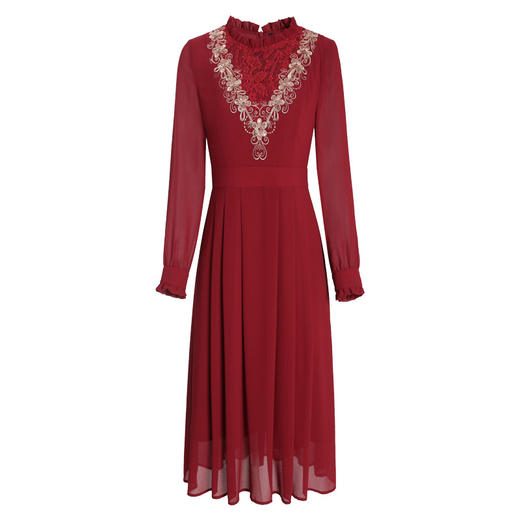 上海旗袍厂DNO4CA9053-1大码旗袍连衣裙 商品图4