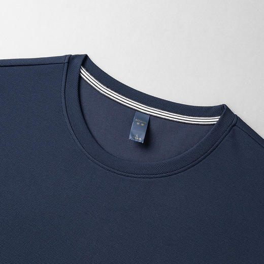 罗蒙春秋男装卫衣时尚绣花卫衣男士休闲百搭圆领长袖t恤男 商品图9