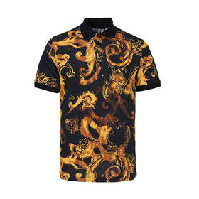【破价超惠秒】Versace 范思哲 男士全棉舒适独有印花logo短袖 Polo T恤11884