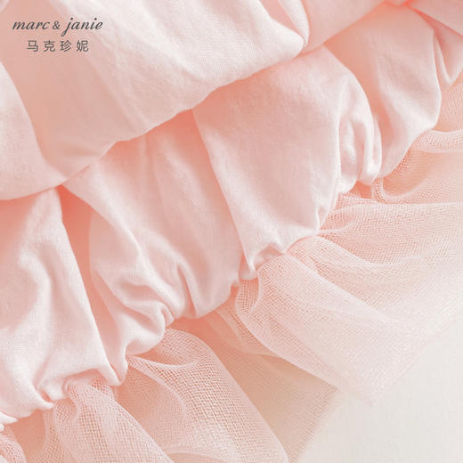 马克珍妮女童轻盈网纱蓬蓬短裙半身裙儿童裙子2024夏装新款240636 商品图4